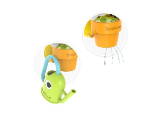 Badespielzeug Blumentopf Vogel