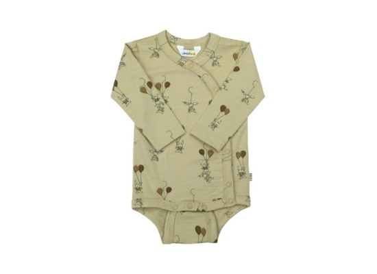 Woll-Wickelbody langarm Hasen