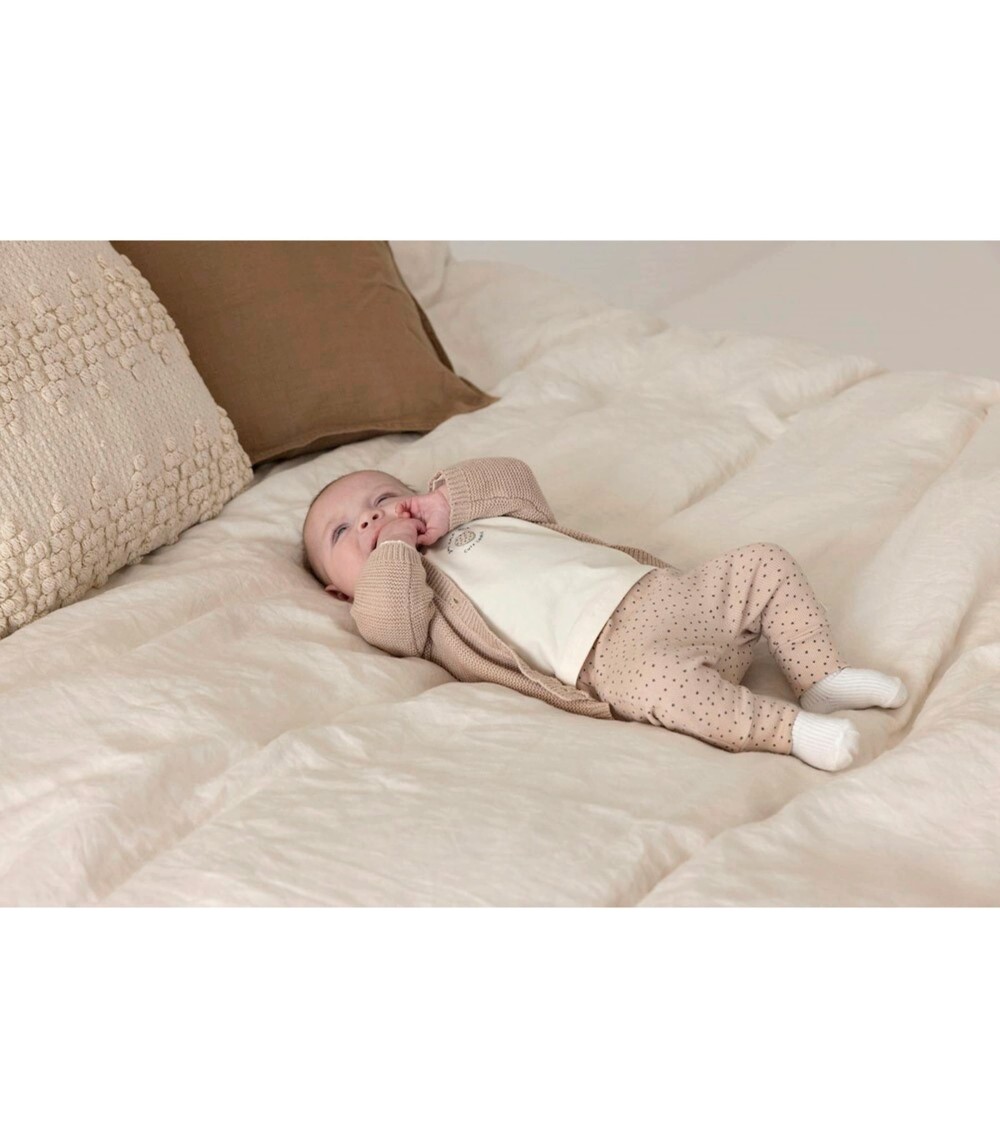 Jogginghose Punkte Rippqualität