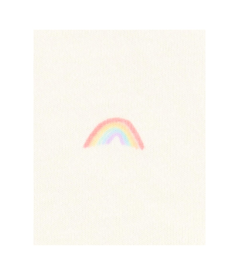 2-tlg. Set Kleid Flügelarm und Spieler Regenbogen