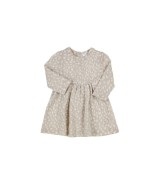 Kleid langarm mit Lurex Punkte