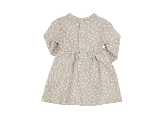 Kleid langarm mit Lurex Punkte