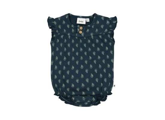 Krepp-Body Flügelarm Paisley