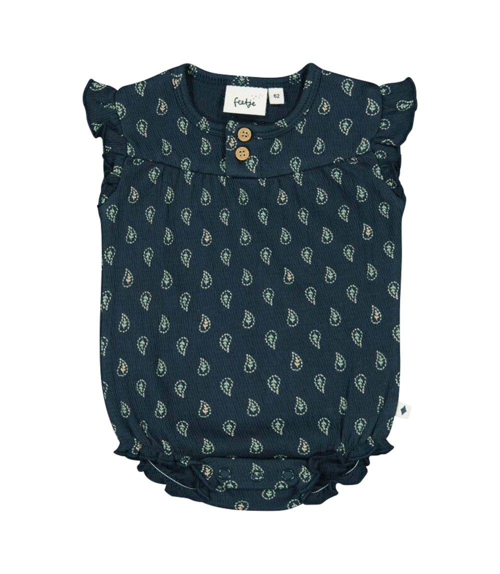 Krepp-Body Flügelarm Paisley