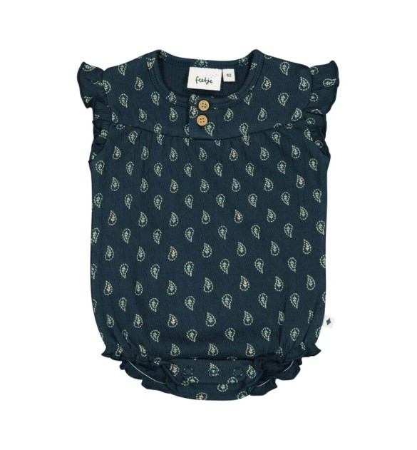 Krepp-Body Flügelarm Paisley