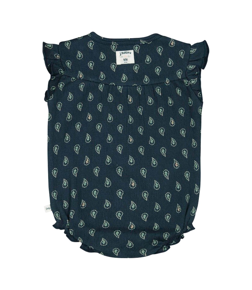 Krepp-Body Flügelarm Paisley