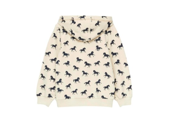 Sweatshirt mit Kapuze Pferde
