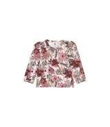 Shirt langarm mit Puffärmel Blumen