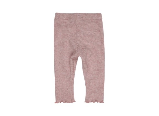 Strick-Leggings mit Lurex Rippqualität