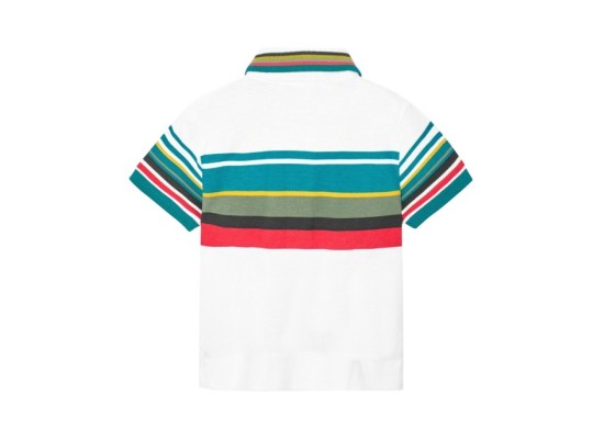 Polo-T-Shirt Streifen Piqué