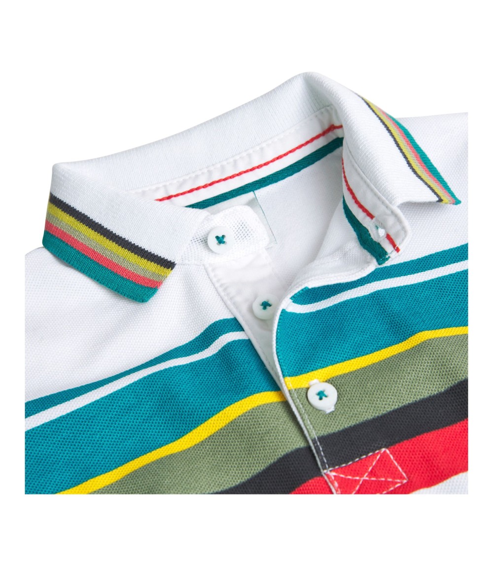 Polo-T-Shirt Streifen Piqué