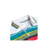 Polo-T-Shirt Streifen Piqué