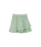 Krepp-Rock Blumen Volant