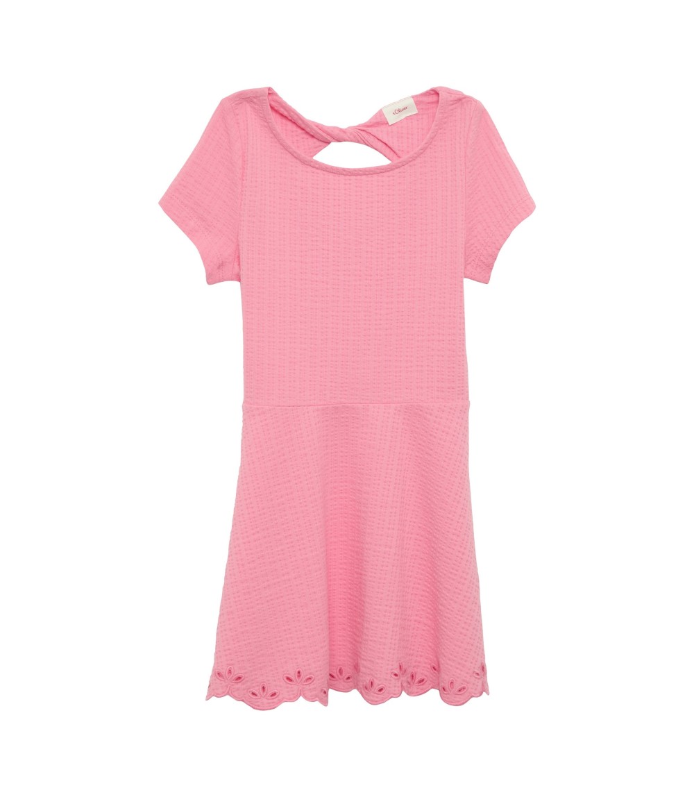 Kleid kurzarm Struktur