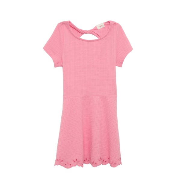 Kleid kurzarm Struktur