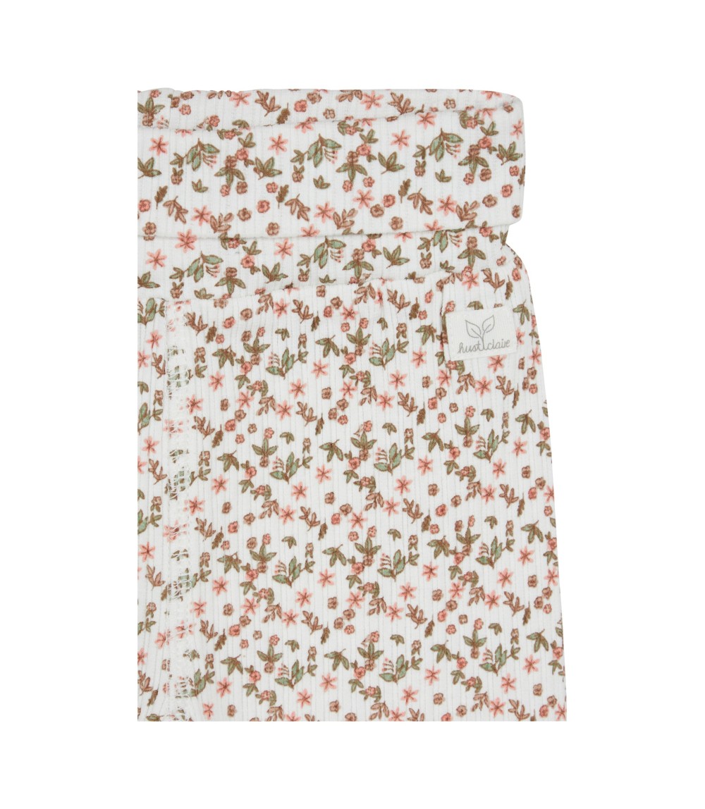 Jogginghose Blumen Rippqualität