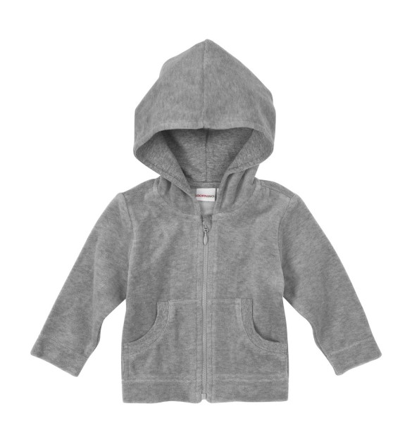 Nickijacke mit Kapuze