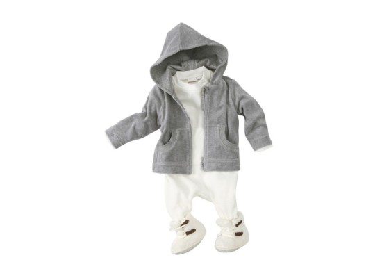 Nickijacke mit Kapuze