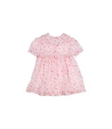 Kleid kurzarm Blumen Rüschen