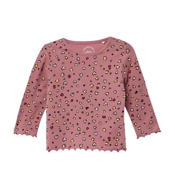 Shirt langarm Leoprint