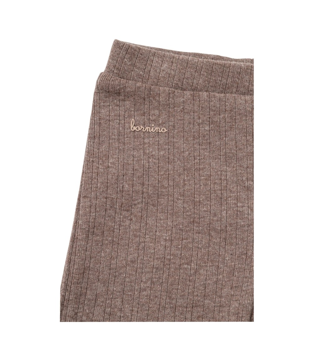 Hose mit Fuß Rippqualität