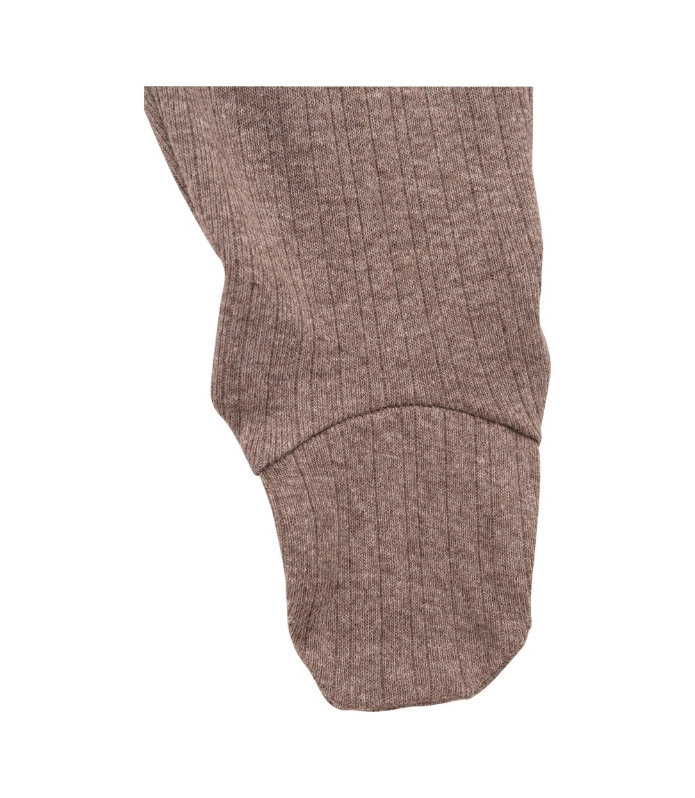 Hose mit Fuß Rippqualität