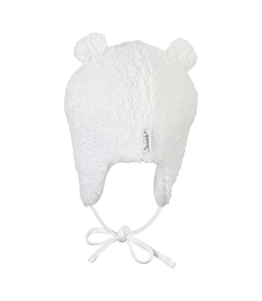 Plüschmütze mit Ohren Eisbär