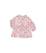 Kleid langarm Blumen Rüschen