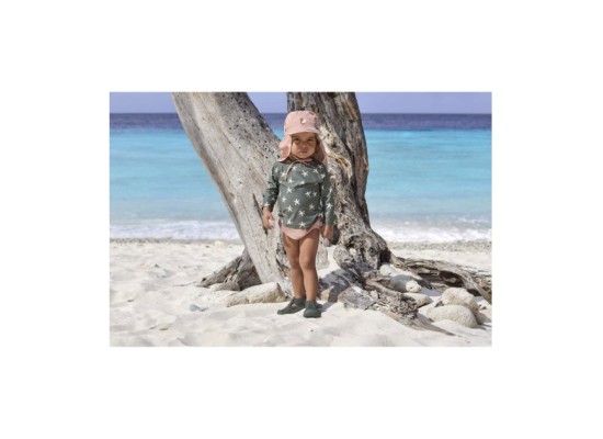 Schirmmütze mit Nacken- und UV-Schutz Delfine