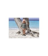 Schirmmütze mit Nacken- und UV-Schutz Delfine