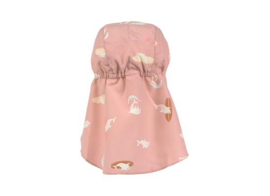 Schirmmütze mit Nacken- und UV-Schutz Delfine