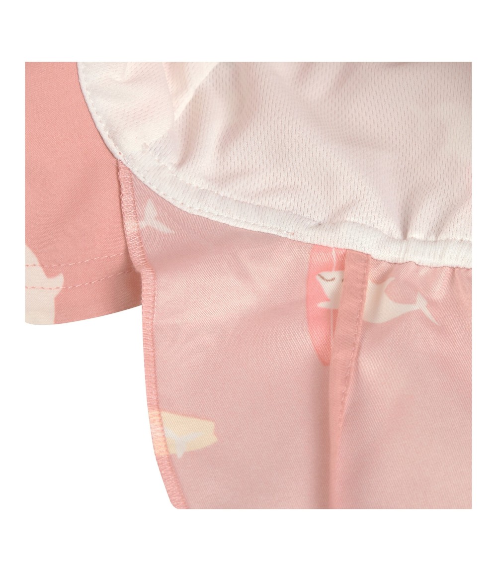 Schirmmütze mit Nacken- und UV-Schutz Delfine