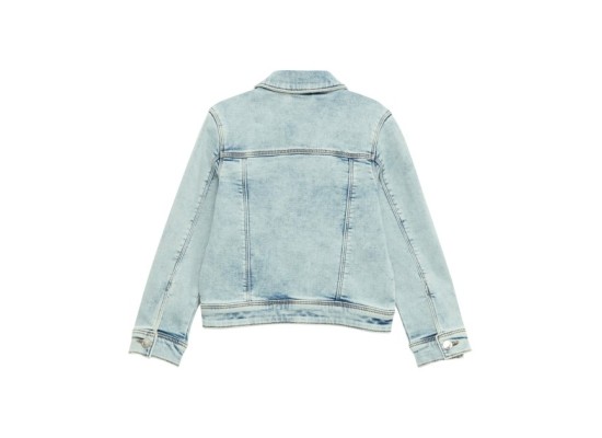 Jeansjacke Tüll-Blume