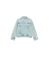 Jeansjacke Tüll-Blume