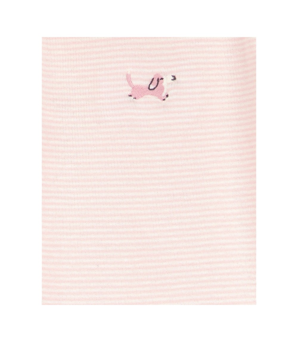 3-tlg. Set Schlafoverall mit Fuß, Body langarm und Jogginghose Ringel