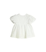 Kleid kurzarm Apfel Lochstickerei