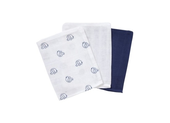 3er-Pack Mullwaschlappen 15x20 cm