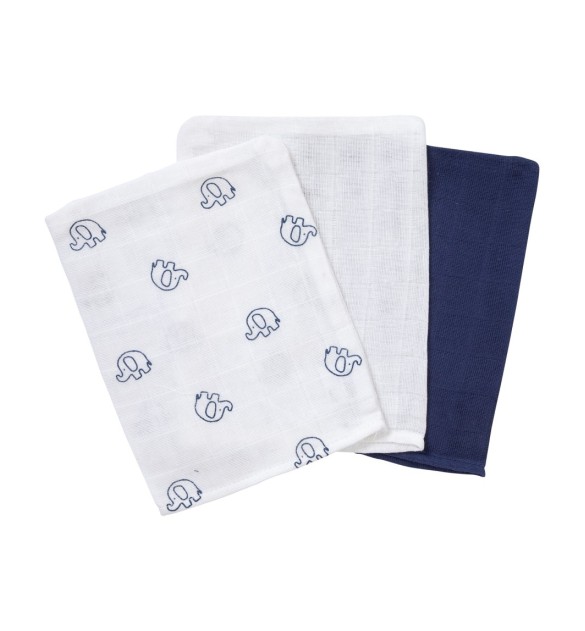 3er-Pack Mullwaschlappen 15x20 cm