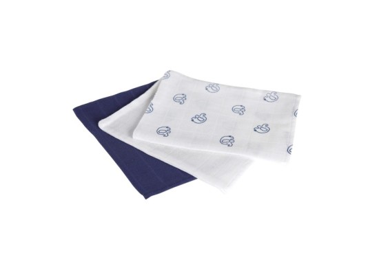 3er-Pack Mullwaschlappen 15x20 cm