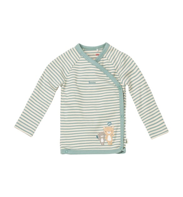 Wickelshirt langarm Ringel Bären