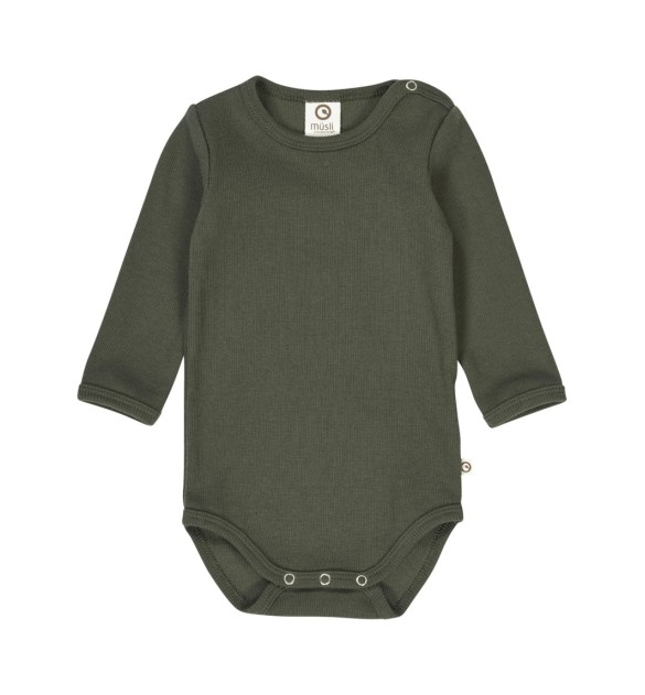 Body langarm Rippqualität