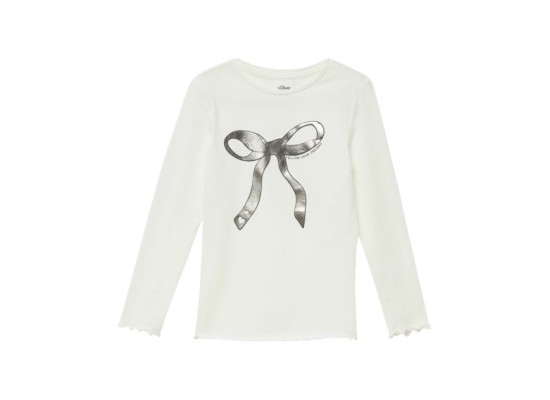 Shirt langarm Schleife