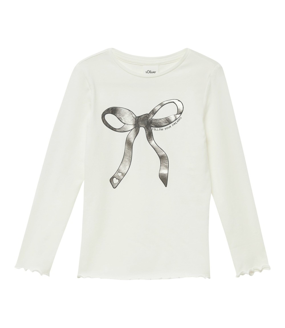 Shirt langarm Schleife