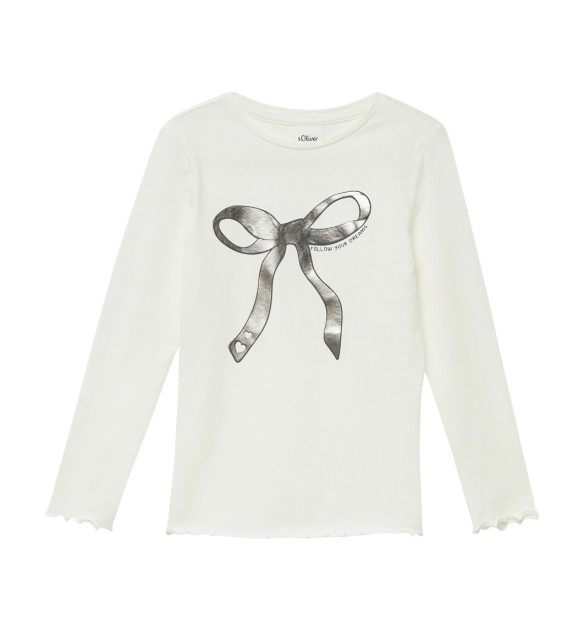 Shirt langarm Schleife