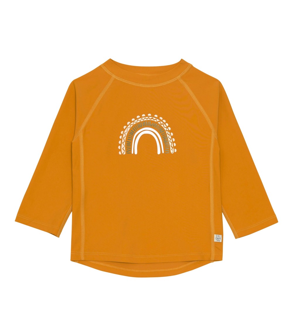 Badeshirt langarm mit UV-Schutz Regenbogen