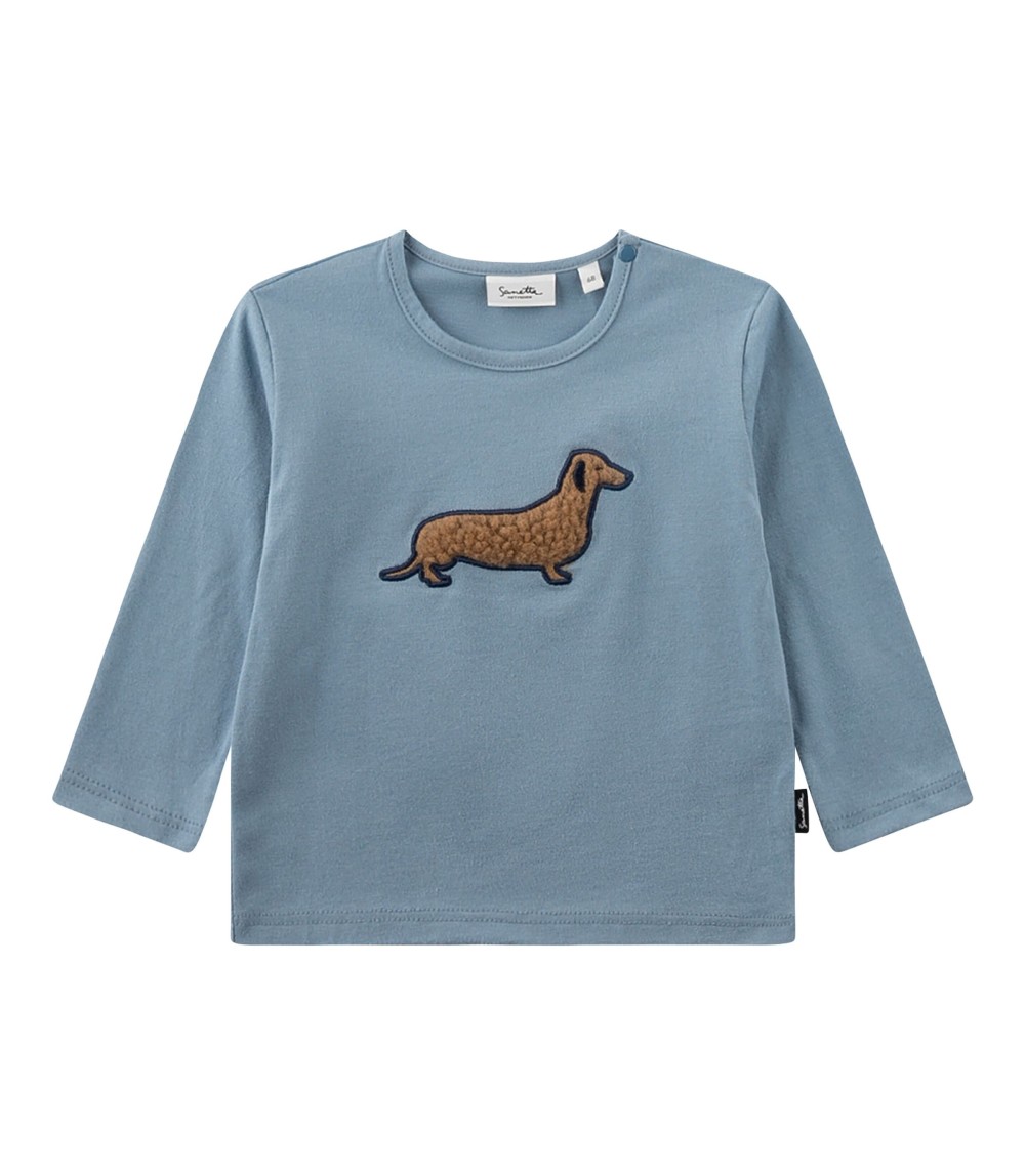 Shirt langarm Plüsch-Dackel