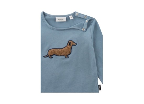 Shirt langarm Plüsch-Dackel