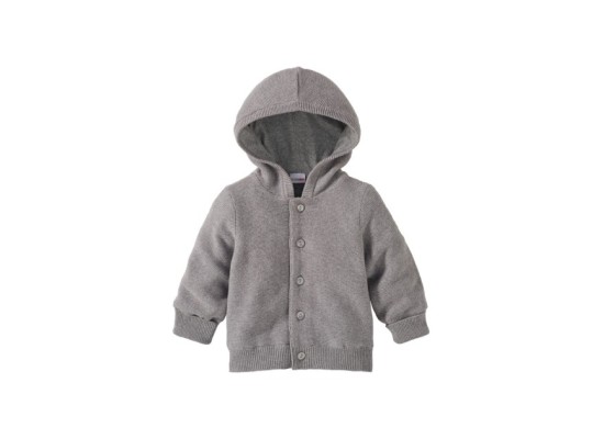 Strickjacke mit Kapuze