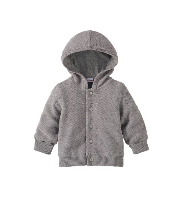 Strickjacke mit Kapuze
