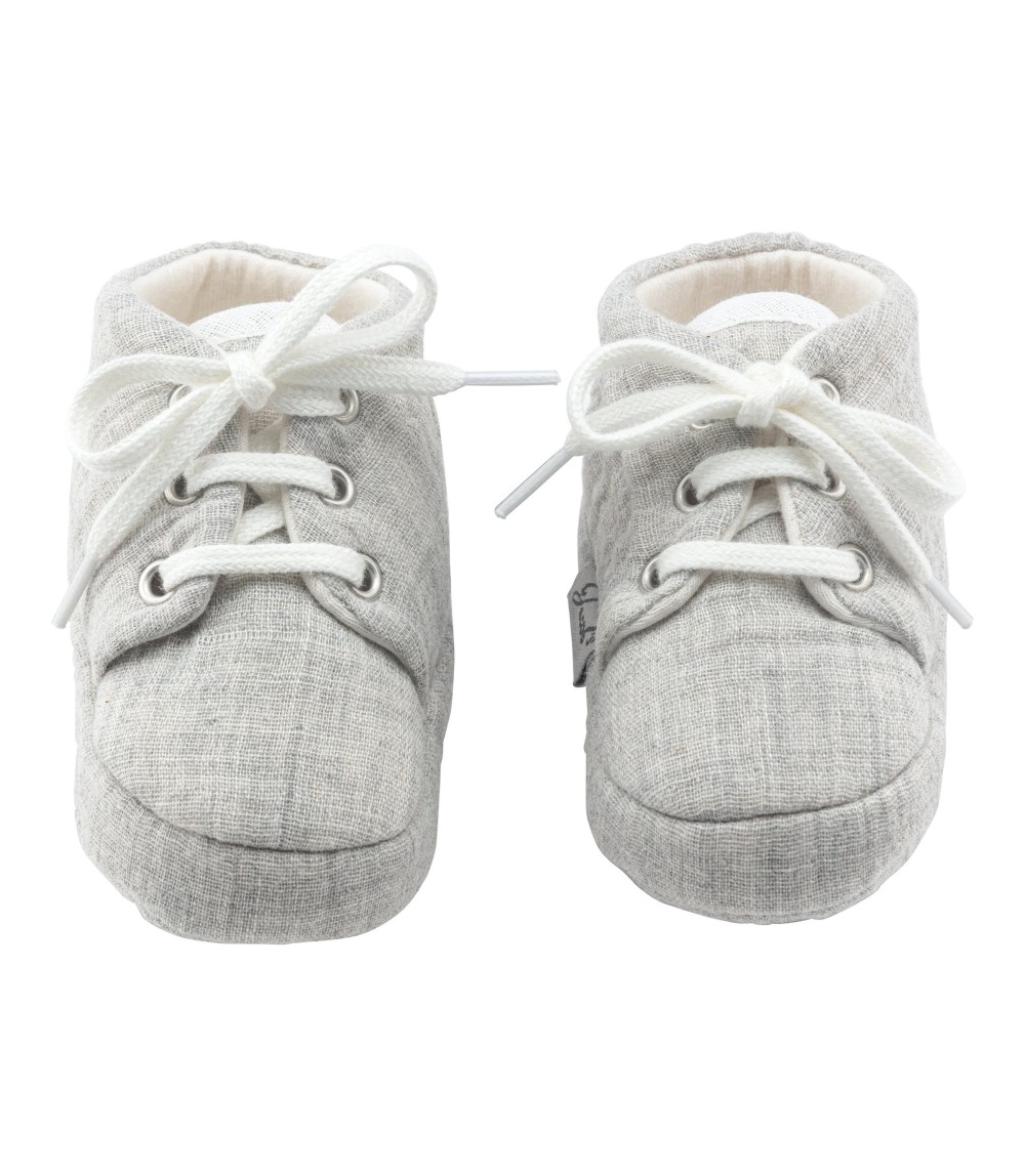 Baby-Schnürschuhe Musselin